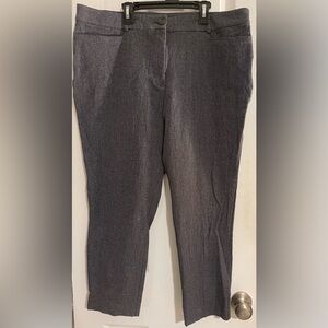 LOFT “Curvy” Skinny dress pant, black & white pattern, EUC, size 16P